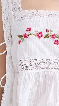 Yilon イロン　LACE DOCKING TEE white Yilon イロン LACE DOCKING TEE white