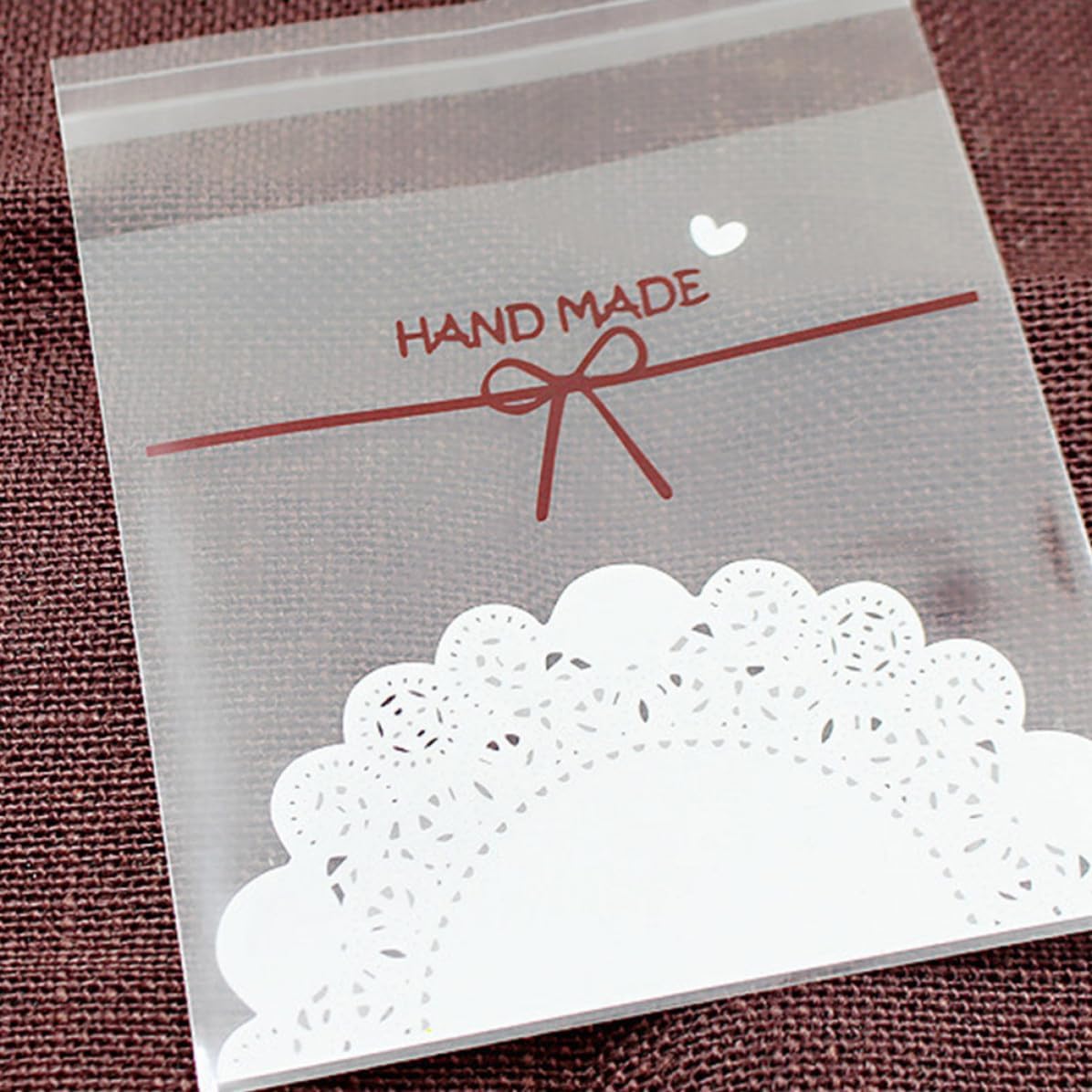 100pcs Self Adhesive Candy Bags Plastic Practical Treat Bag image 3