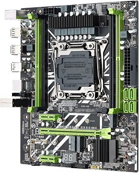 X99 Motherboard 4 Channels LGA2011-3 with Dual M.2 NVME Slot Support Four Channel DDR4 ECC RAM XEON E5 V3 V4 X99 H9gaming Motherboard Combo