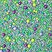 Cactus Flower Sprinkle Mix | Mermaid| Purple Succulent | Mint| Teal | Gluten Friendly Sprinkles, 2OZ (sample size)
