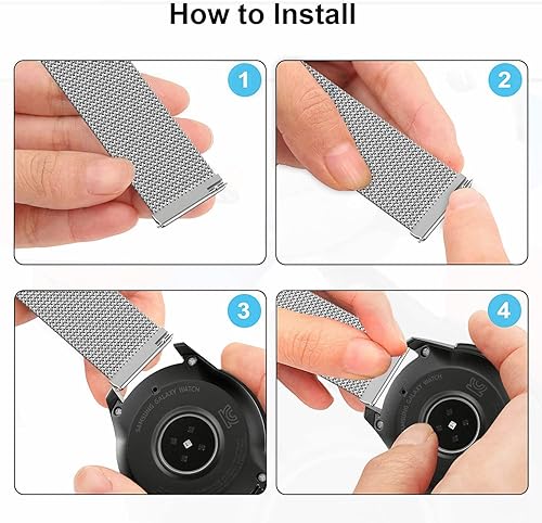Vista 10 de Harikiri Correa compatible con Amazfit GTS 4 Mini/GTS 4/GTS 3/GTS 2e/GTS 2 Mini/GTS 2/GTS