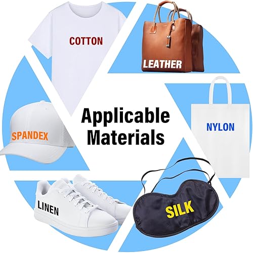 Miniatura 6 de 24 hojas de 1056 letras termoadhesivas para ropa parches de vinilo de transferencia de calor de 2 pulgadas 6 colores calcomanías de alfabeto de