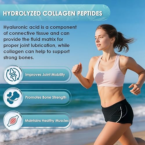 Miniatura 6 de NATURE TARGET Polvo de colágeno marino para mujeres, péptidos de colágeno múltiple con ácido hialurónico y vitamina C para cabello, piel, uñas y