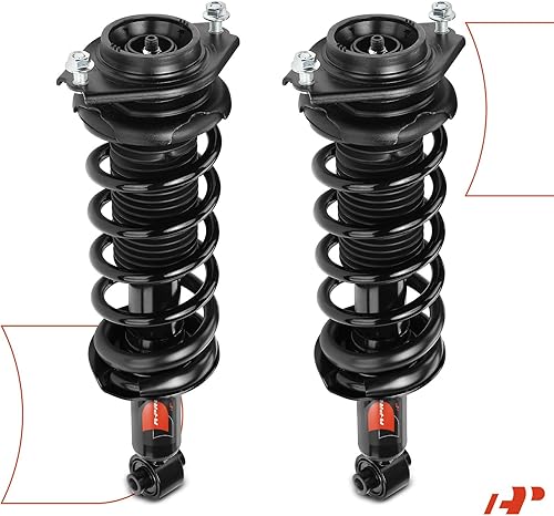 Miniatura 8 de A-Premium Par trasero (2) amortiguadores completos y conjunto de resorte helicoidal compatible con Subaru Impreza 2012 2013 2014, lado del conductor