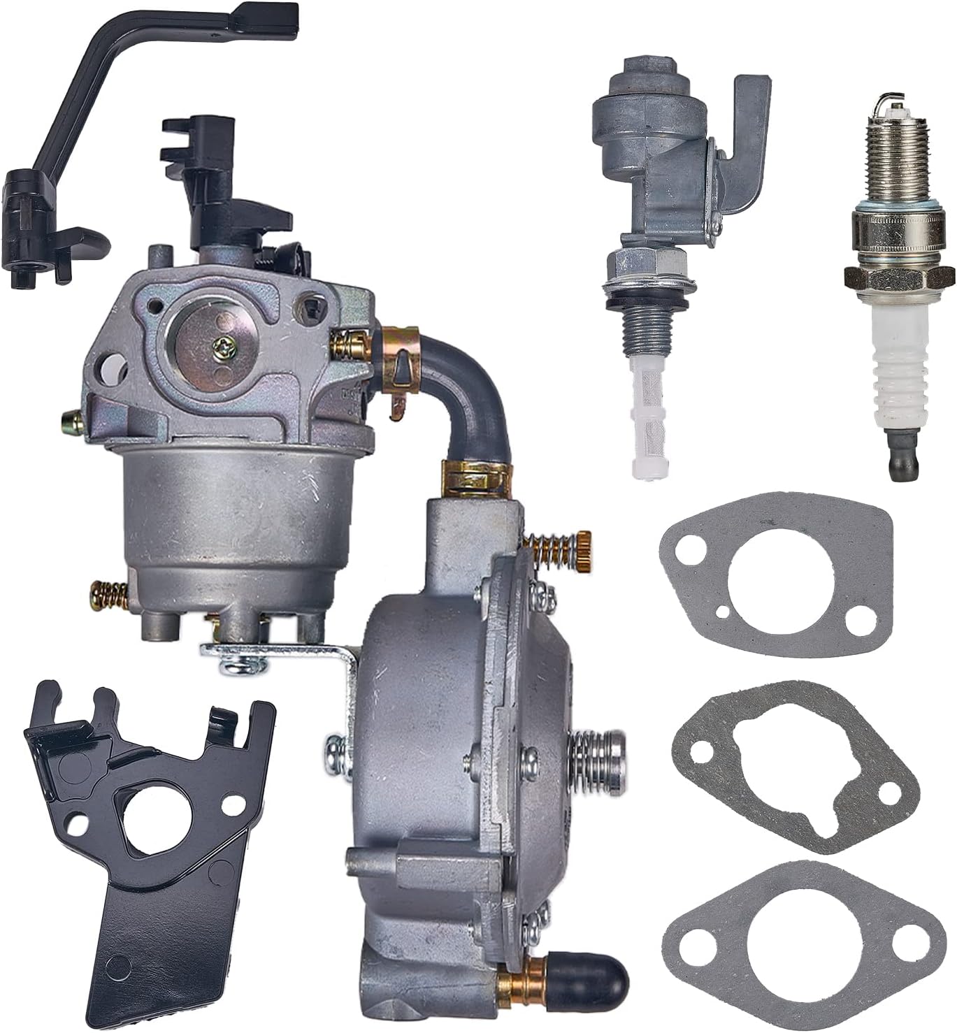 Mikatesi GX160 GX200 Dual Fuel Carburetor LPG NG Conversion