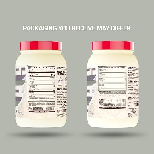 Miniatura 2 de GHOST Polvo de Proteína Vegana, Masa de Panqueques de Plátano - 2lb, 20g de Proteína - Proteína de Guisante y Calabaza Orgánica a Base de Plantas -