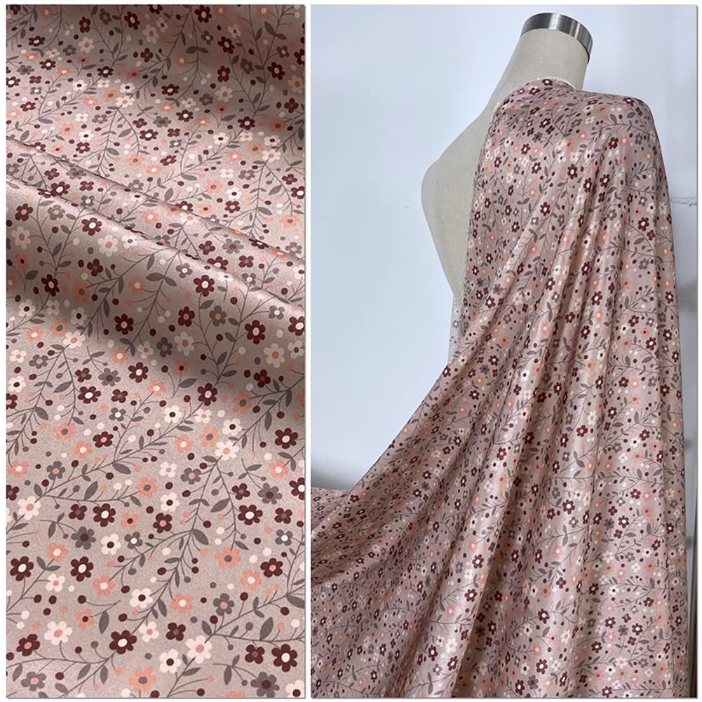 Brokatowa tkanina jedwabna satynowa 135 cm x 50 cm do odzieży DIY