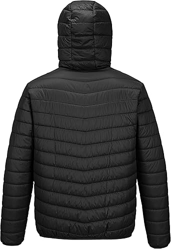 Outdoor Ventures Men's Winterjacket Water Resistant Hooded Puffer Jacket