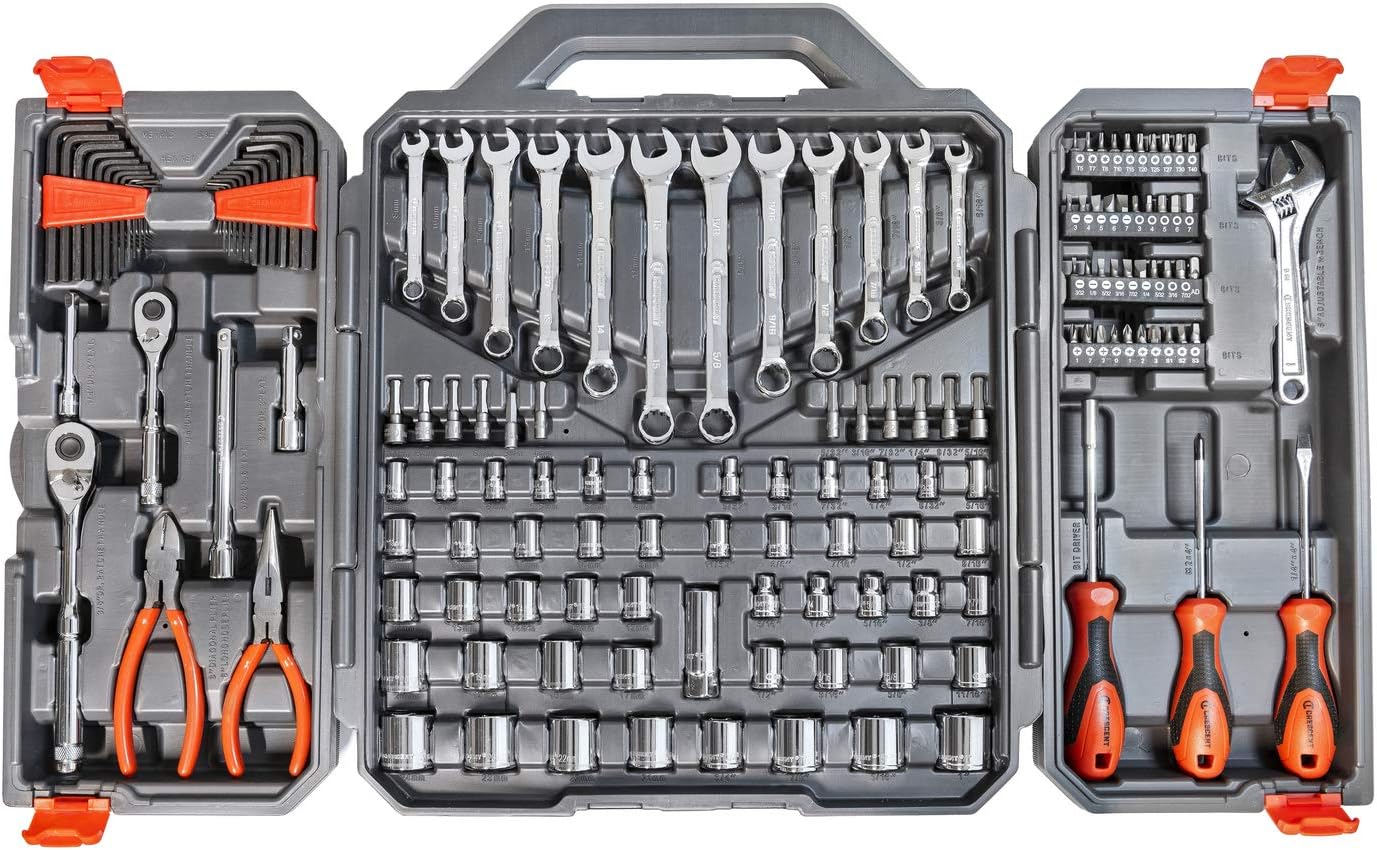 Flash Deals - 80% OFF Crescent 150 Pc. 1/4 and 3/8 Drive 6 Point SAE/Metric Professional Tool Set - CTK150 Flash Deals - 50% OFF Crescent 150 Pc. 1/4 and 3/8 Drive 6 Point SAE/Metric Professional Tool Set - CTK150