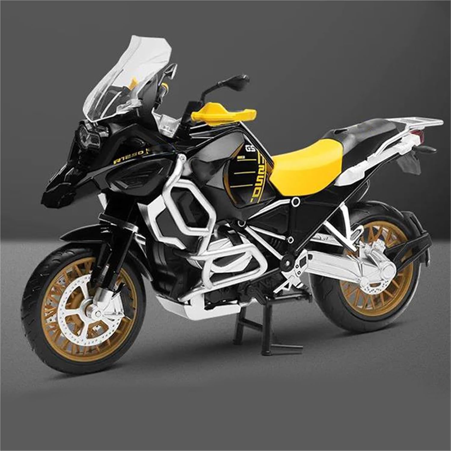 Collection Toy Birthday Gift 1:12 for BMW R1250 GS Collection Motorcycle Model(Yellow)