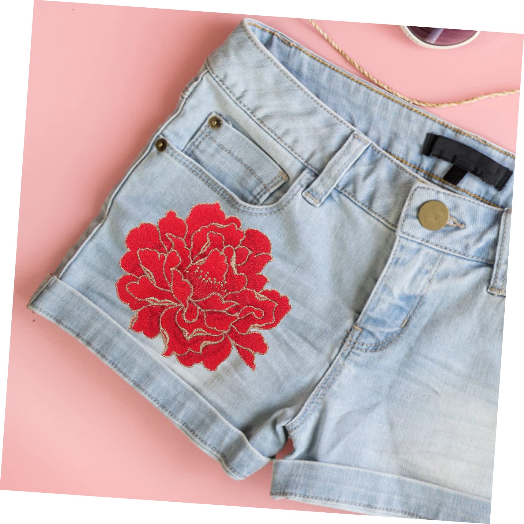 Hohopeti 5pezzi Patch Ricamata Per Abbigliamento Toppe Per Su Jeans Maglioni e Accessori Patches Per Riparazioni e Decorazioni
