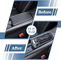 Vista 5 de Funda para reposabrazos de consola central compatible con Mazda MX-5 NC RF Miata 2016-2023, funda de cojín de cuero para reposabrazos de consola