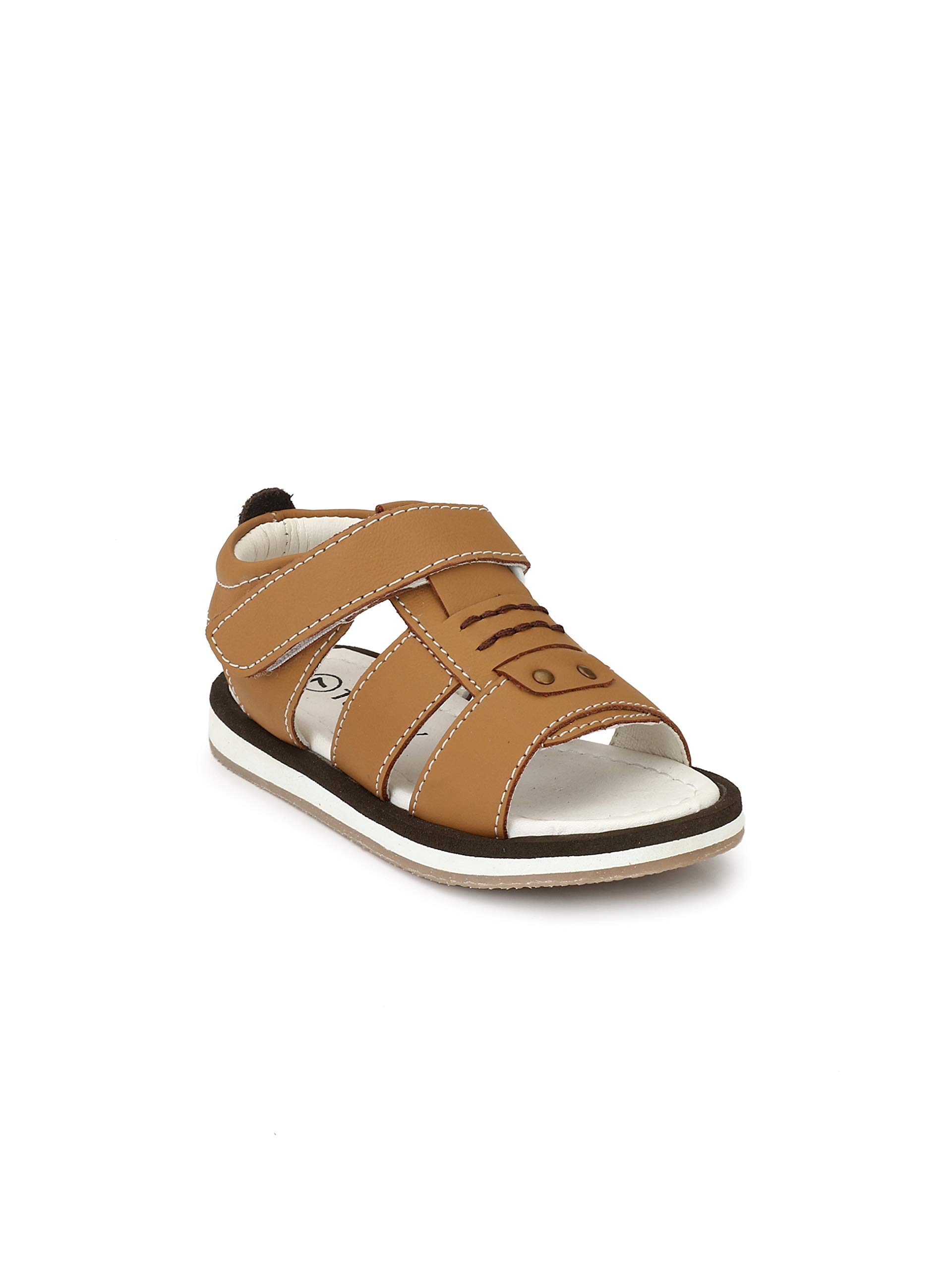 Tuskey Kids Genuine Leather Shoes Antislip Antiskid Casual Sandals for Kids Boys (678Tan1) (B08CZRQ612) Amazon Price History, Amazon Price Tracker