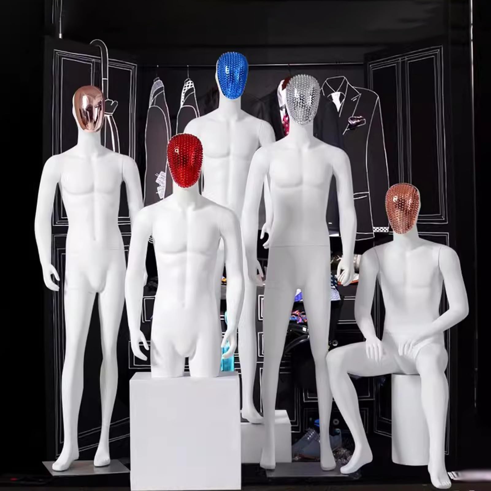 Amazon.co.jp: トルソー メンズ 男性マネキン男の手足は可動フォーム