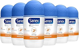 6 desodorantes Sanex Sensitive Unisex