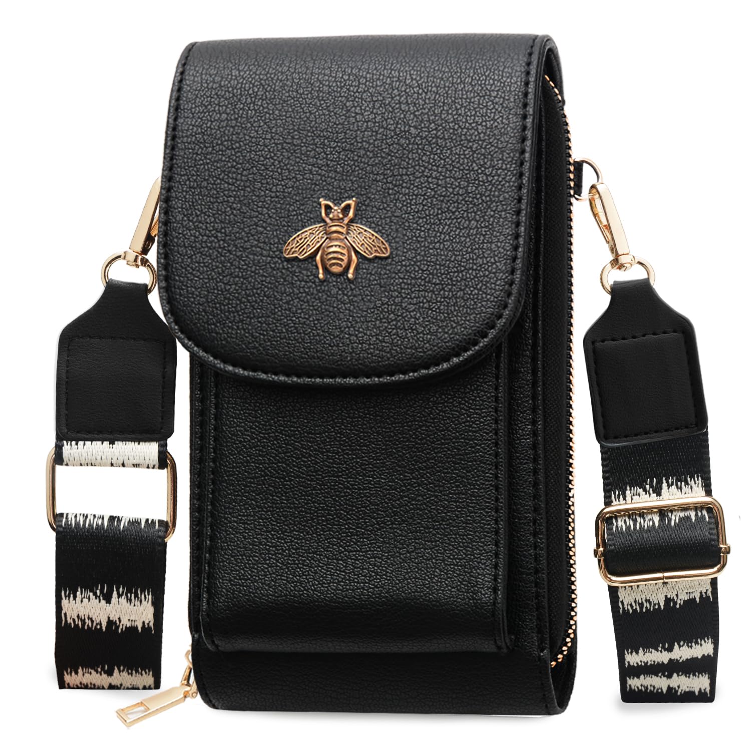 LITOONCrossBody Bags with Touchscreen Cell Phone Purse Window Zipper Pocket,RFID Blocking Card Holder iPhone bag for Women