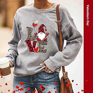 Valentine's Day Iron on Transfer Decals Patches for Shirts, Heflashor 12PCS Heart Leopard Appliques Red Buffalo Heat Transfers Stickers Patches for Couples Shirts Clothing, Hoodies Design