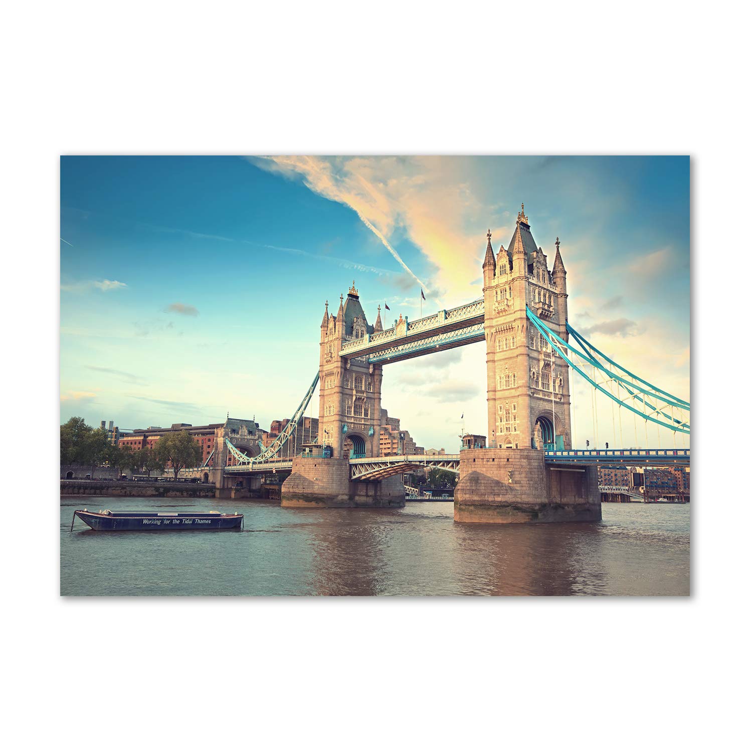 Tableau plexiglas Londres El Puente de la Torre déco moderne Tulup