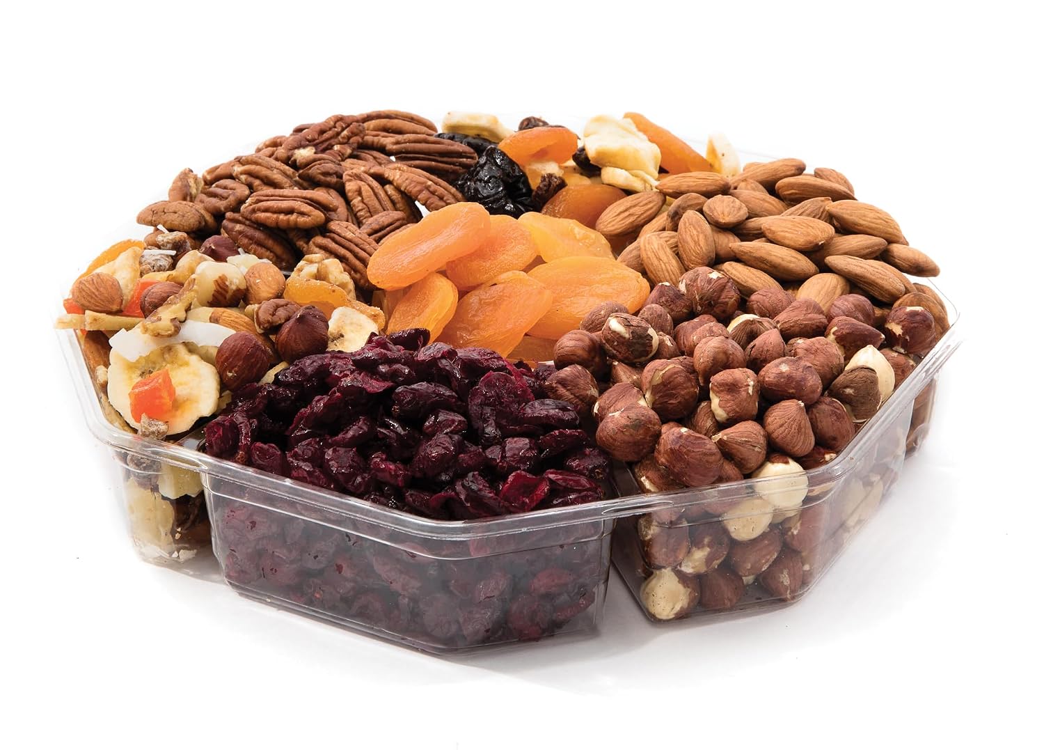 Western Nut Heritage Fruit & Nut Snack Tray Gift, Gift Wrapped in Seasonal Papers, 33oz pack (Fruit & Nut Snack Tray)