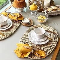 Vista 7 de joycraft Cuerda de yute de 0.315 pulgadas, cuerda de yute fuerte y resistente, cuerda de cáñamo decorativa marrón para obras de arte, jardinería