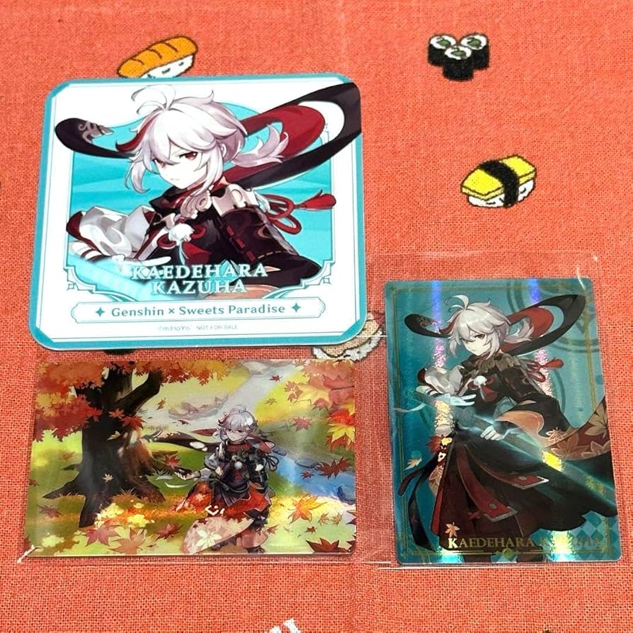 楓原万葉 ウエハース カード 原神 楽天市場】原神[Genshin] ウエハース2 ビジュアルカード 楓原