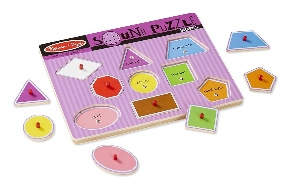 吉村弘　SOUND OF SHAPE,SHAPE OF SOUND Melissa Doug Shapes Sound Puzzle - Office Depot