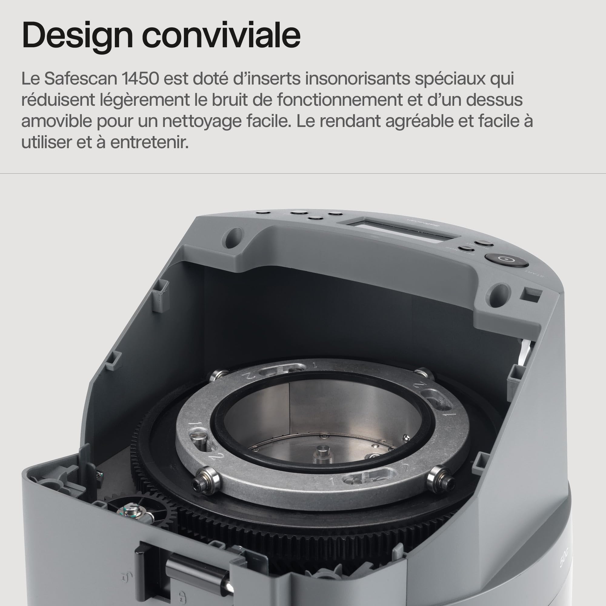 Safescan 1450 Trieuse de pièces comptage rapide gros volumes euros