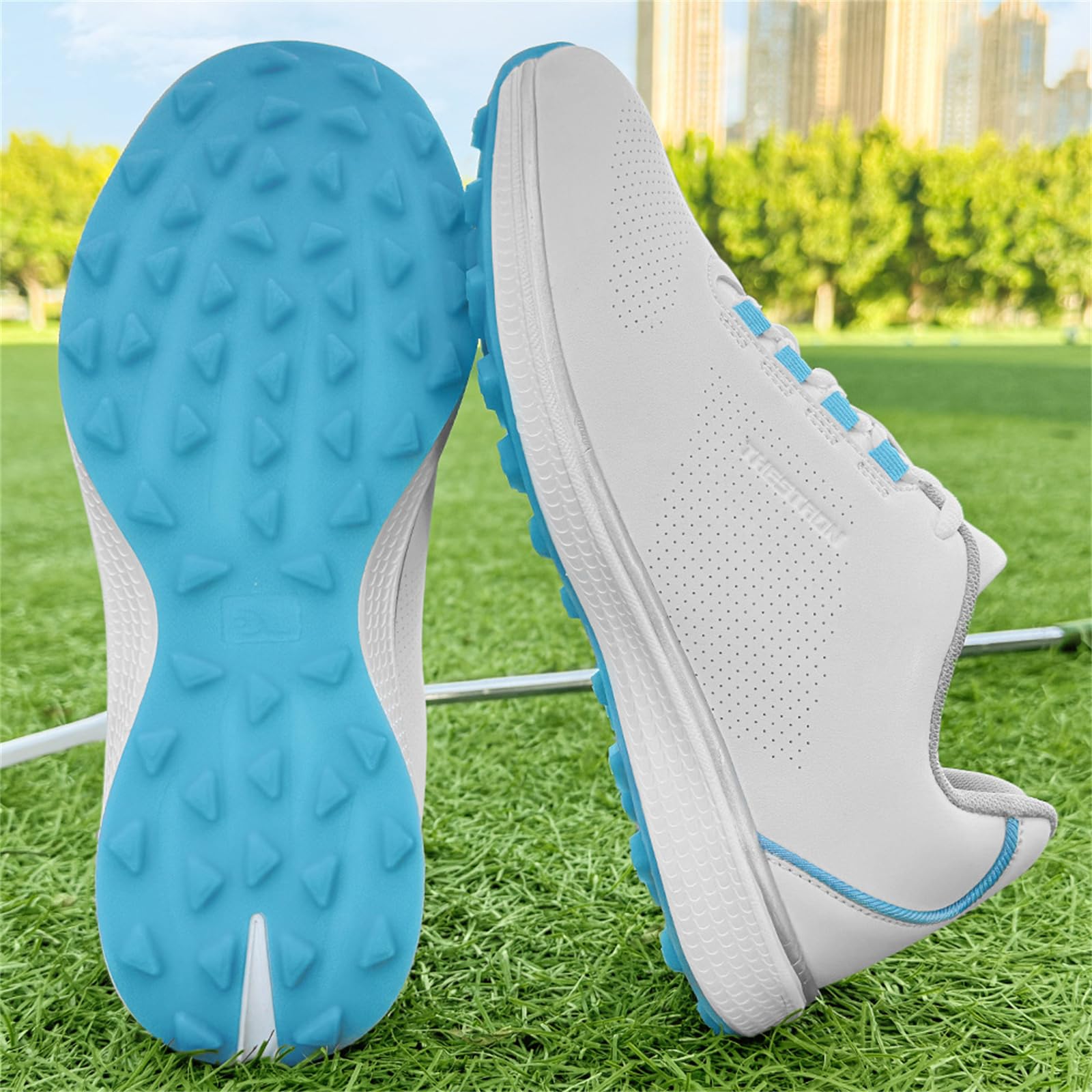 JiuQing Zapatos De Golf para Mujer Profesionales para Exteriores Sin Clavos para Caminar Entrenar Viajar Ligeros