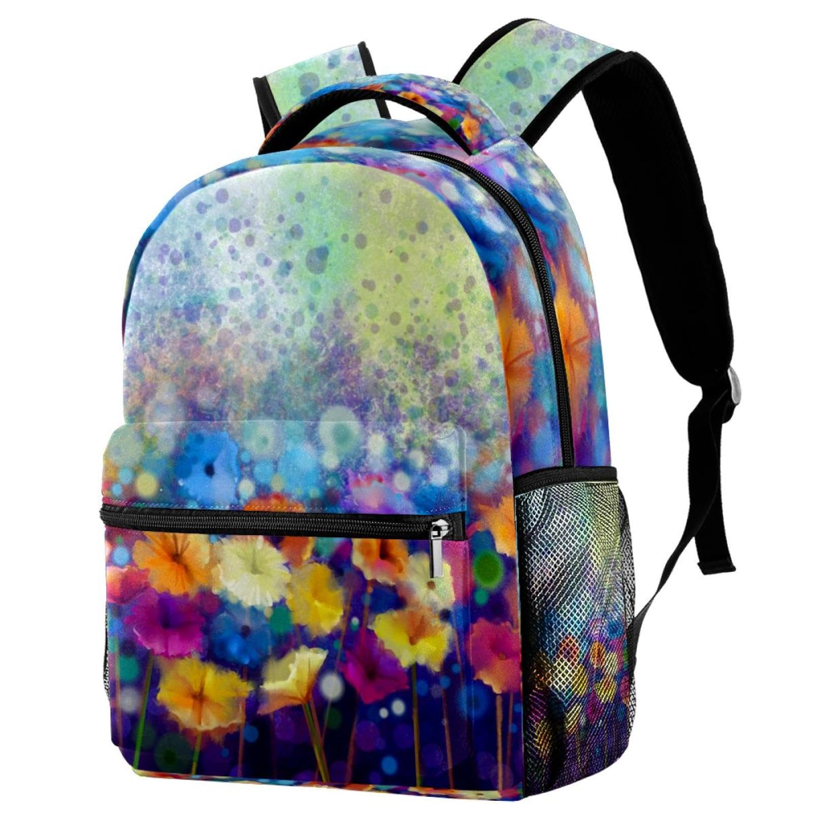 Sac de voyage décontracté aquarelle multicolore imprimé floral