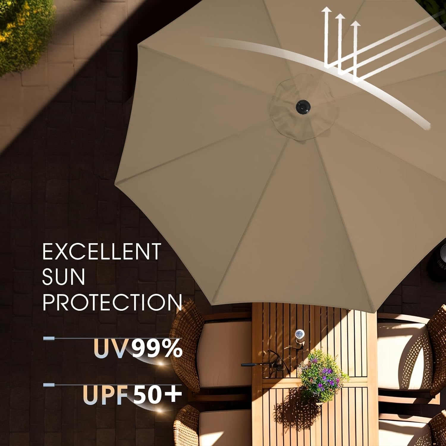 Stay Cool and Stylish: A Review of the wikiwiki 9FT Patio Umbrella