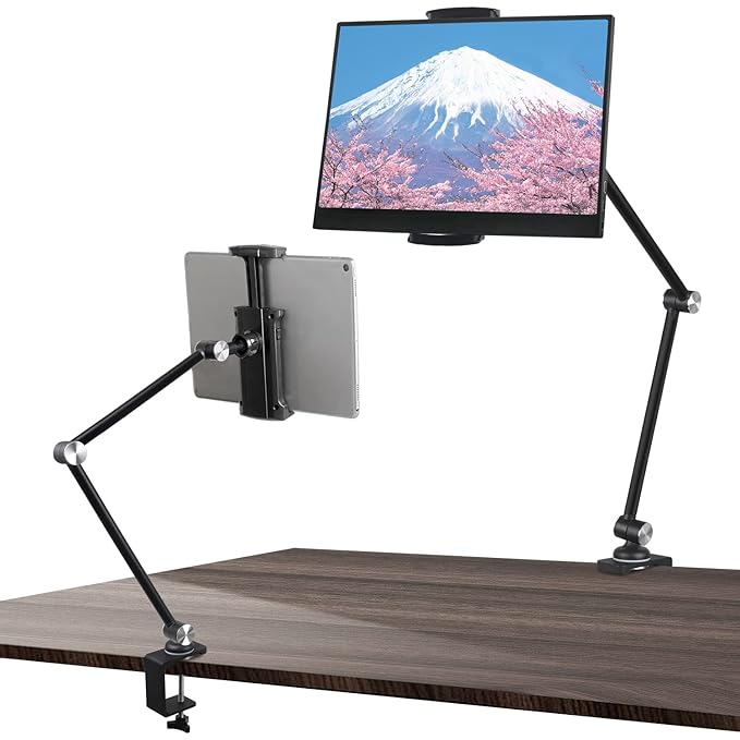 Tablet Stand, Mobile Monitor Stand, Tablet Arm, Stand, Clamp Type