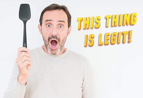 Miniatura 8 de UpGood - Espátula de cuchara de silicona  Cuchara de goma antiadherente resistente al calor de 600 F  Uso como utensilio raspador de cocina de