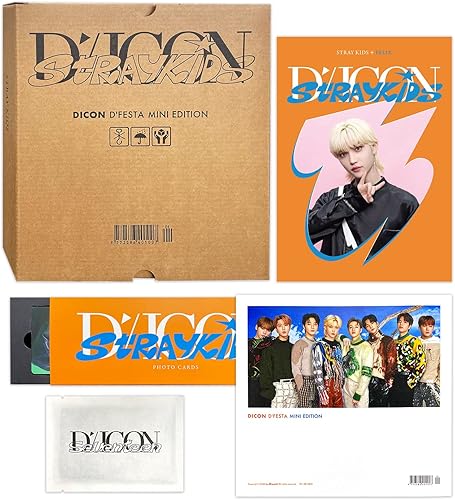 STRAY KIDS - DICON Dfesta mini edition (FELIX Ver.) Mini DICON Photobook + Photocard Binder + Photocard + Special Card + 2 Pin Button Badges