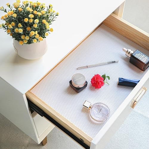 Miniatura 3 de Hersvin Shelf Liners - Alfombrillas de EVA para cajones de 12 pulgadas x 20 pies, almohadilla no adhesiva para armario, cojín para forro de gabinete