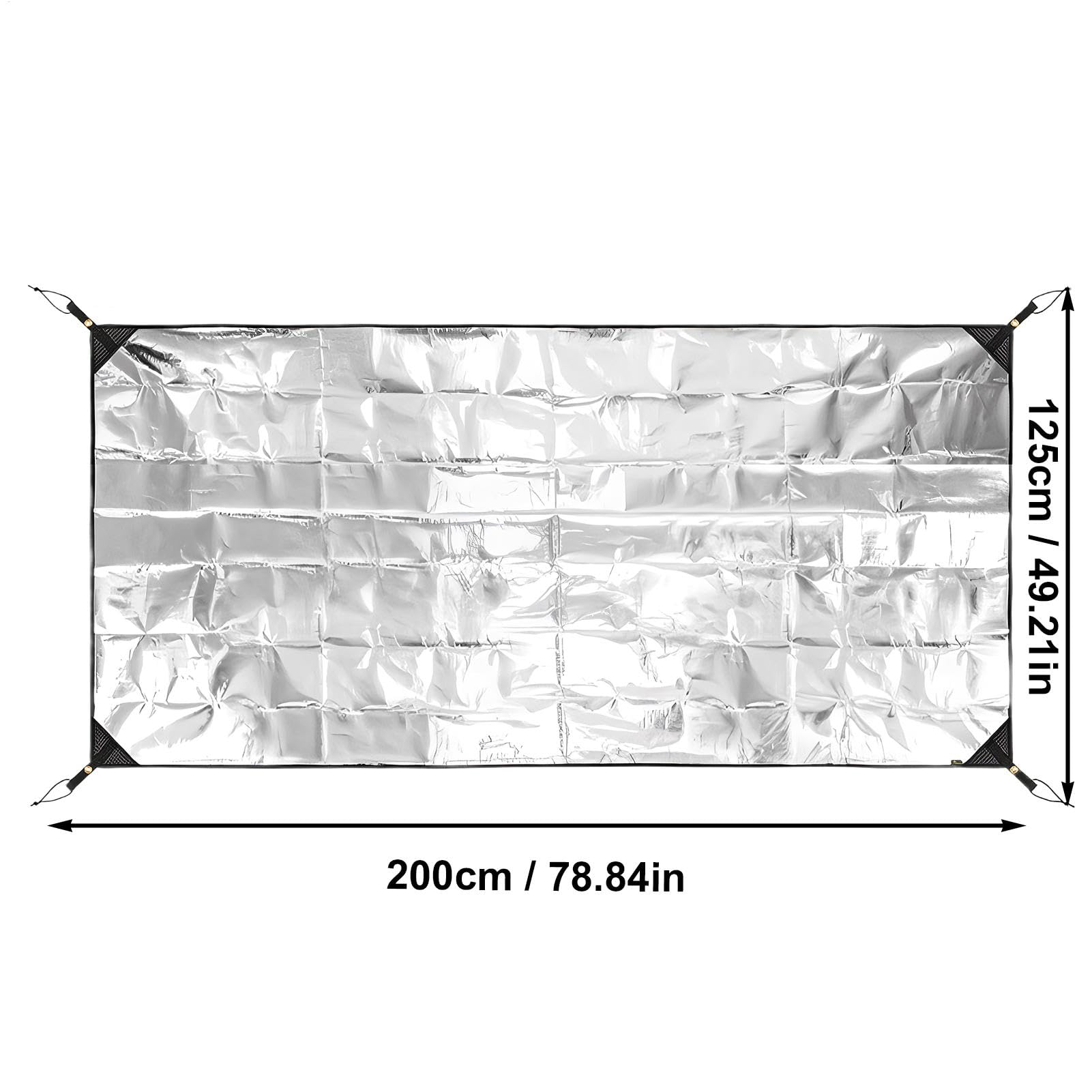 Mata kempingowa arkusz piankowy, mata kempingowa z folii aluminiowej, mata do spania z pianki aluminiowej na kemping, wodoodporna mata termoizolacyjna