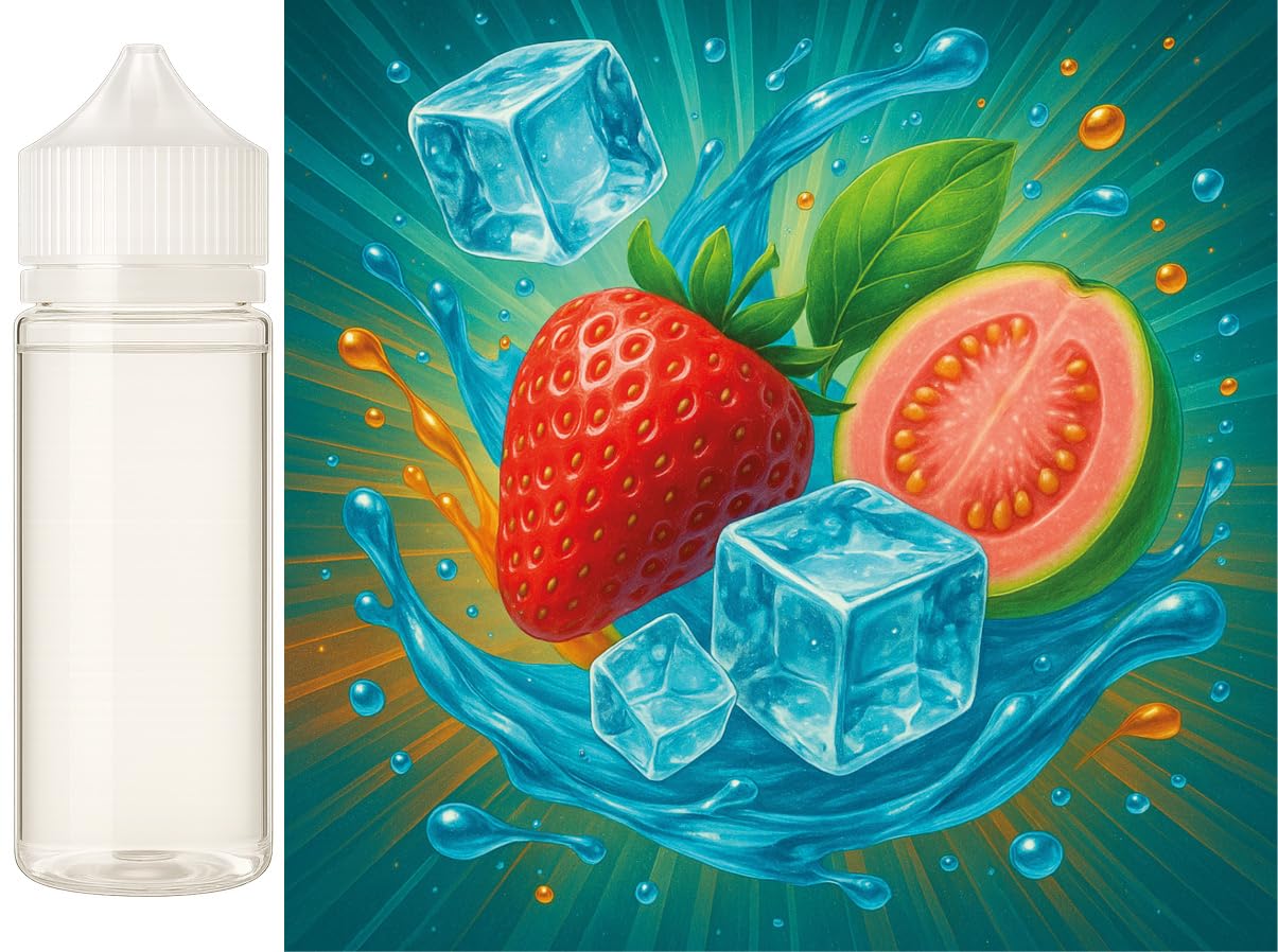 Frozen Pink Guava - Gujawa Truskawka Ice Aromat Koncentrat - Wegański - Sasami - 100ml