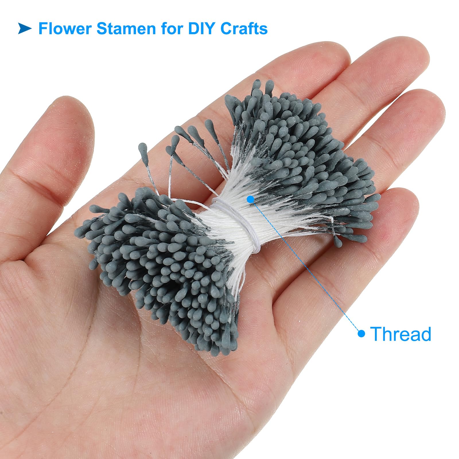 PATIKIL 2mm Double Heads Flower Stamen - Image 3