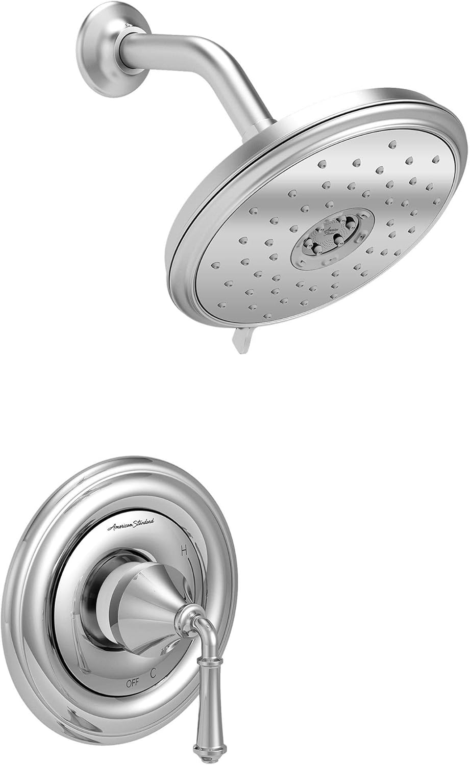 American Standard TU420501.002 Portsmouth Round Shower Only Trim Kit with Cartridge, Polished Chrome