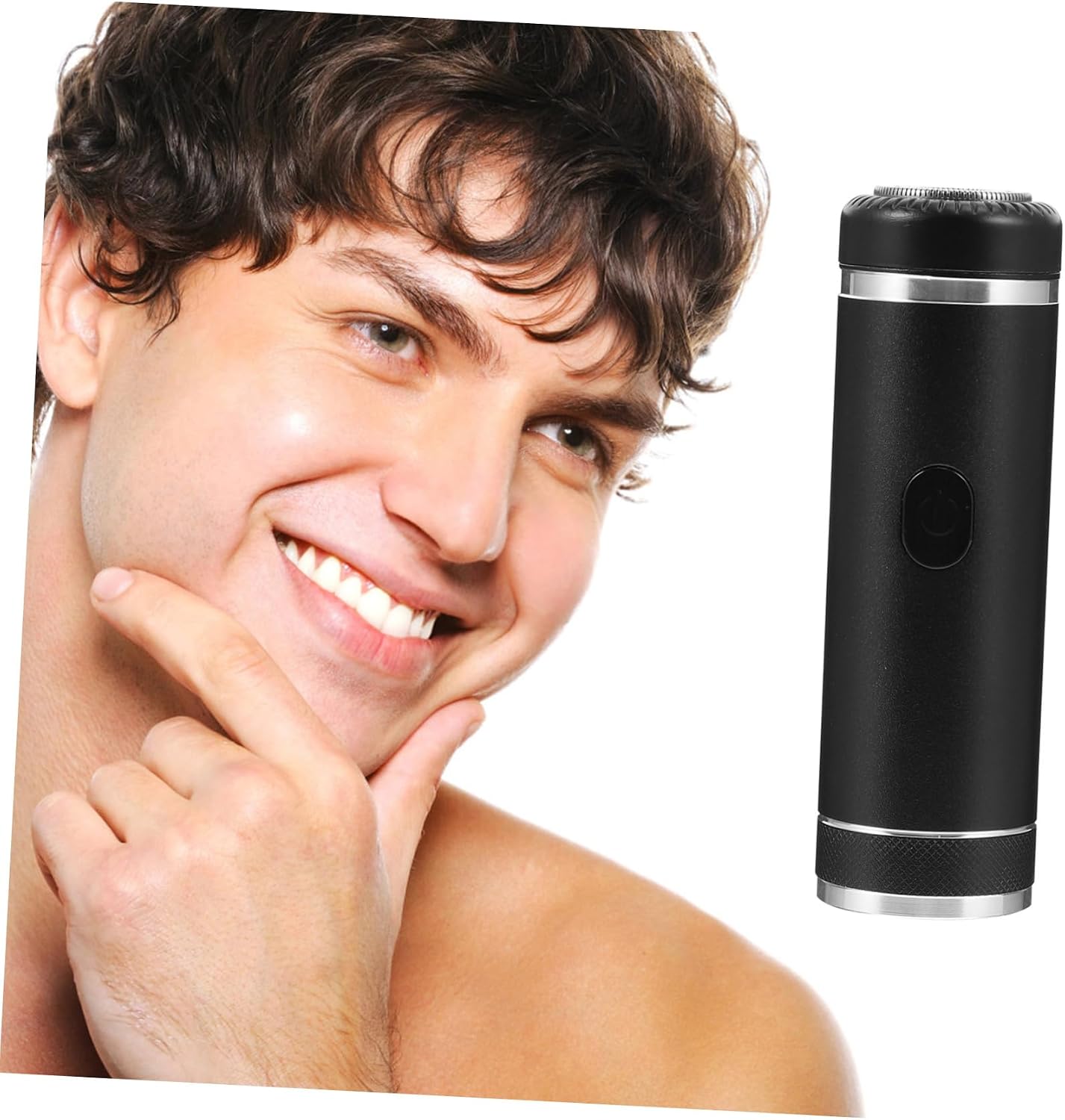 Mini Electric Razor for Men and Women Rechargeable Waterproof Shaver Smooth Finish Portable Single Blade Beard Trimmer for Travel