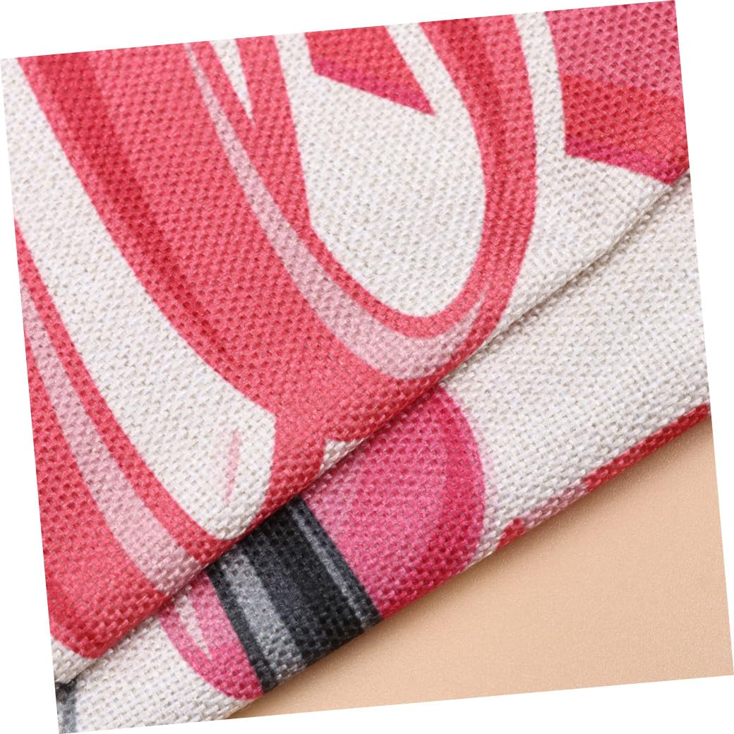 iplusmile Delantal de Cocina Reutilizable para Adultos en Algodón y Lino Rosa Diseño de Esmalte de Uñas, Resistente Tareas de Cocina y Hogar
