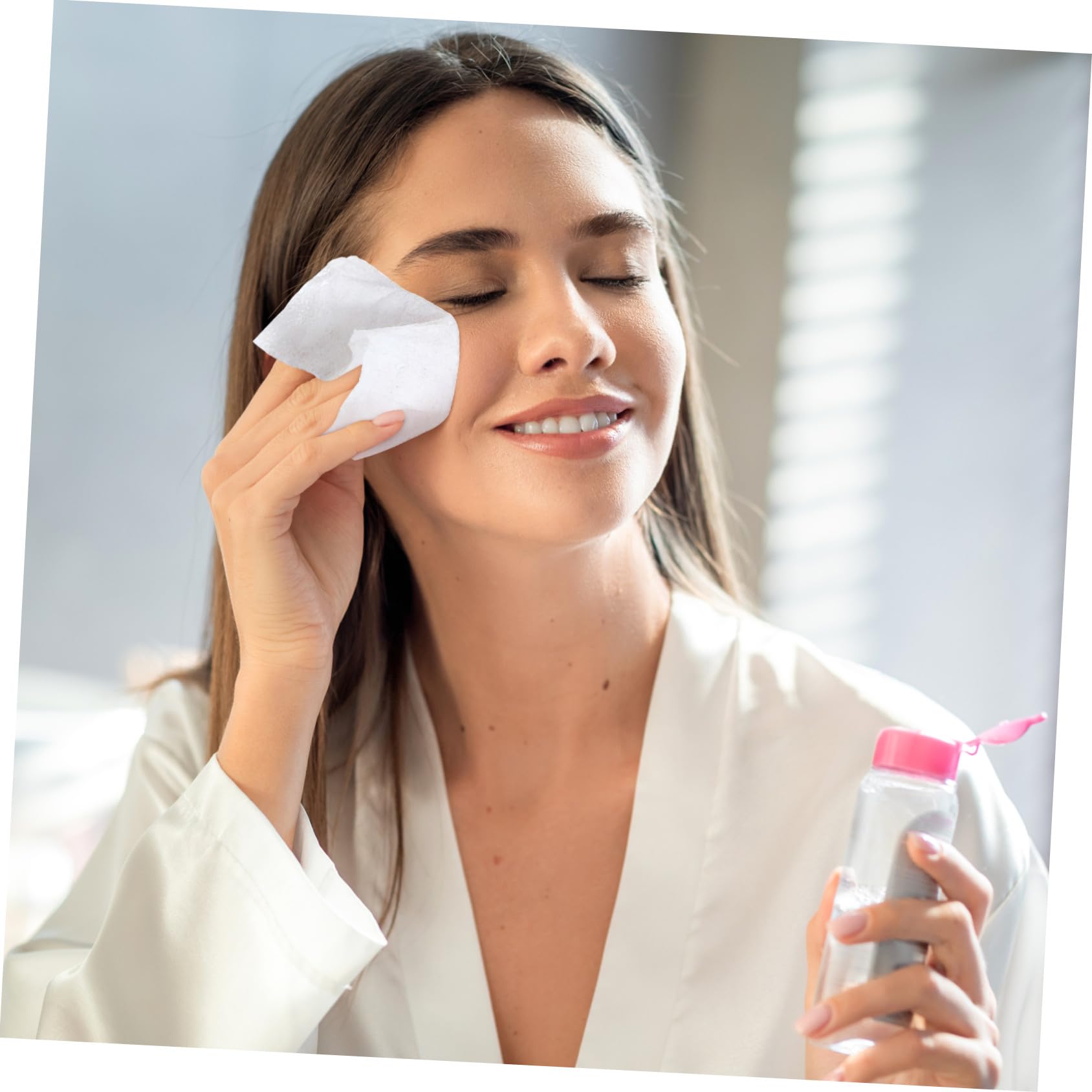 Make Up Entfernungspads 400 Stück Stoff Weiß Einweg für Gesicht
