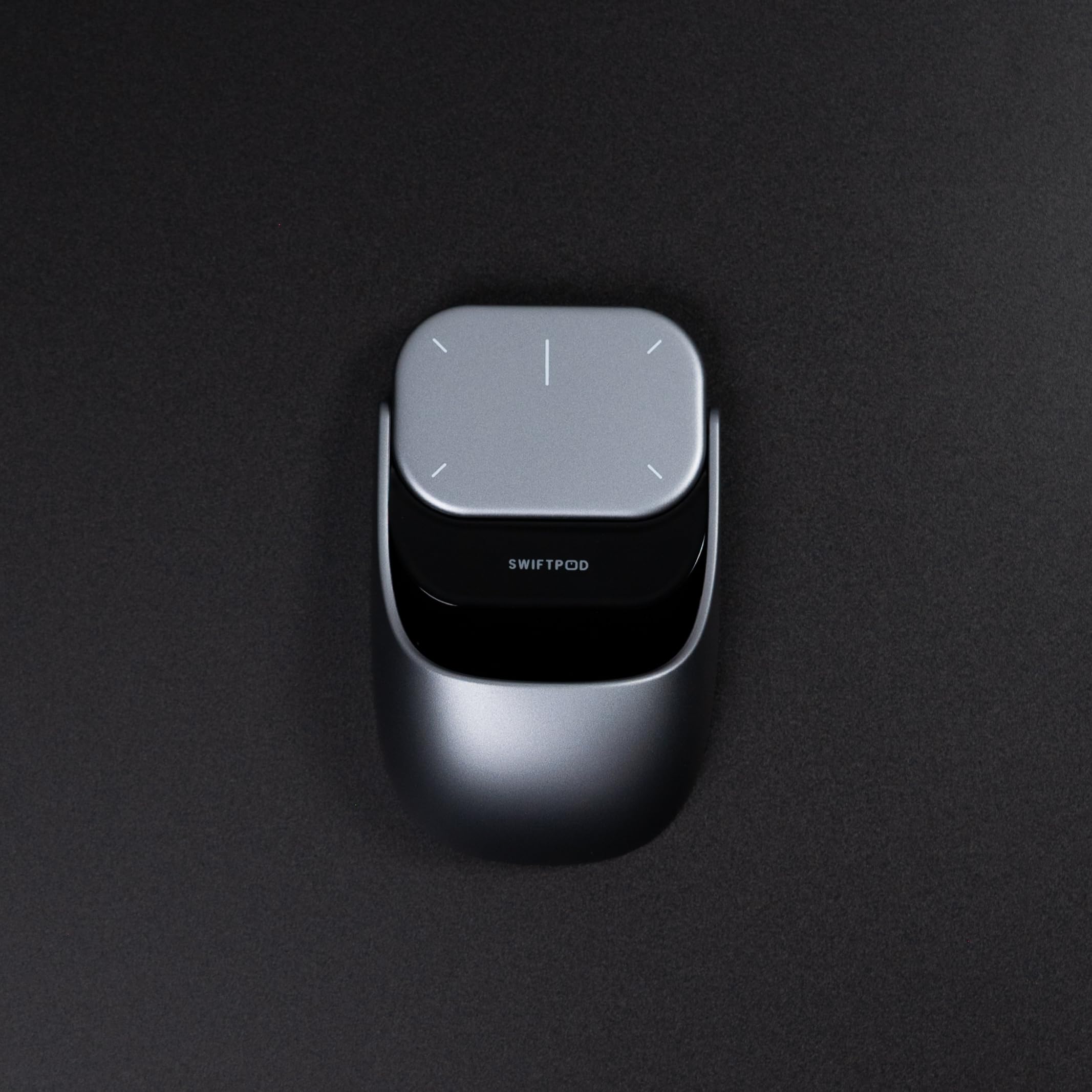 Smart Maus, 3-in-1 Multifunktional mit Touch-Steuerung, Gestensteuerung & Air-Modus – Laser Pointer, Ergonomisch, 30 Tage Akku-Laufzeit, Wireless Präsentationsmaus, Leise, Kabellos (Schwarz)