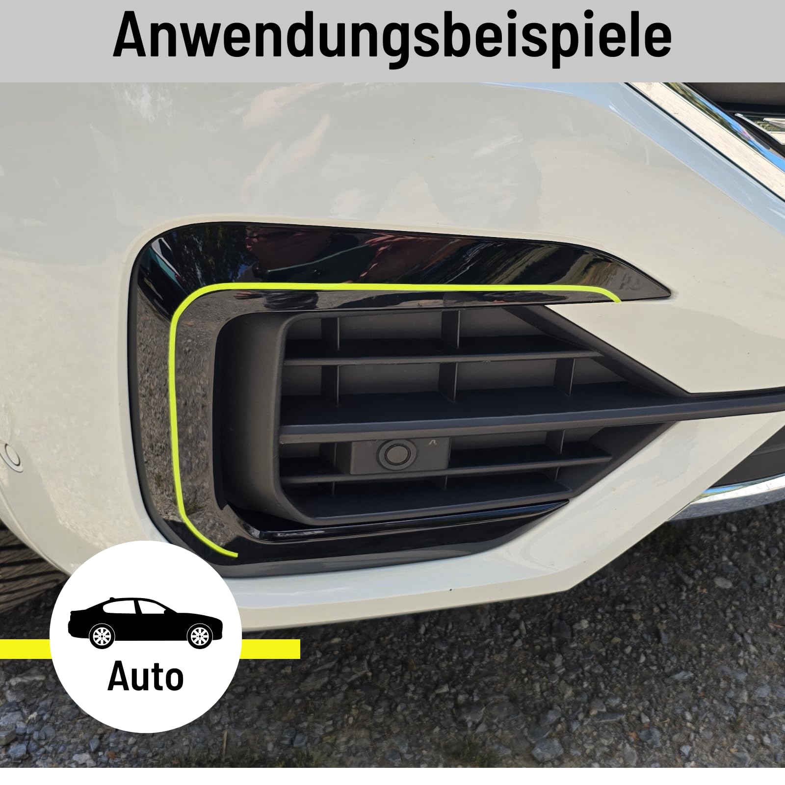 Decorazione Adesiva Argento Strisce Decorative Cromo Argento Da 10 Metri – Larghezza 5 Mm, Adesive, Per Auto, Moto E Non Solo Strisce Laterali Per Moto - Foto 2