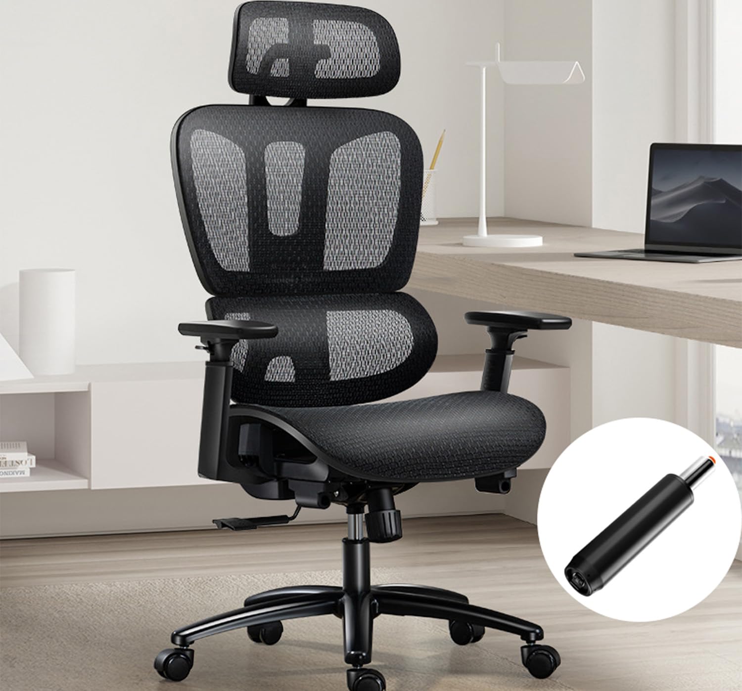 Meccanismo TILT-B Per Sedia Ufficio - Regolazione Altezza E Basculaggio, Portata 200kg - Foto 9