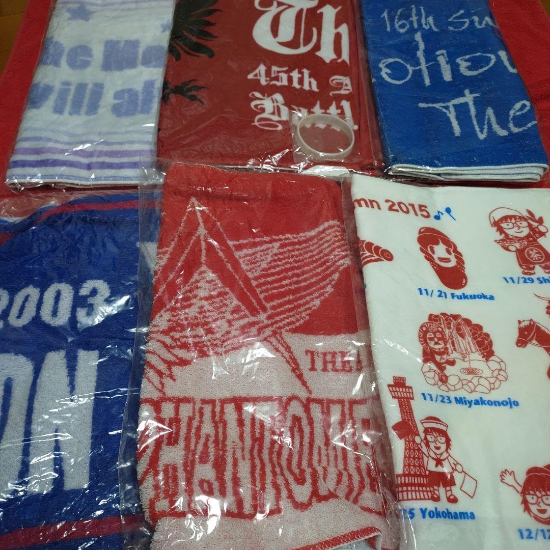 THE ALFEE フェイスタオル Amazon.co.jp: ALFEE タオル 6種 ツアーグッズ アルフィー