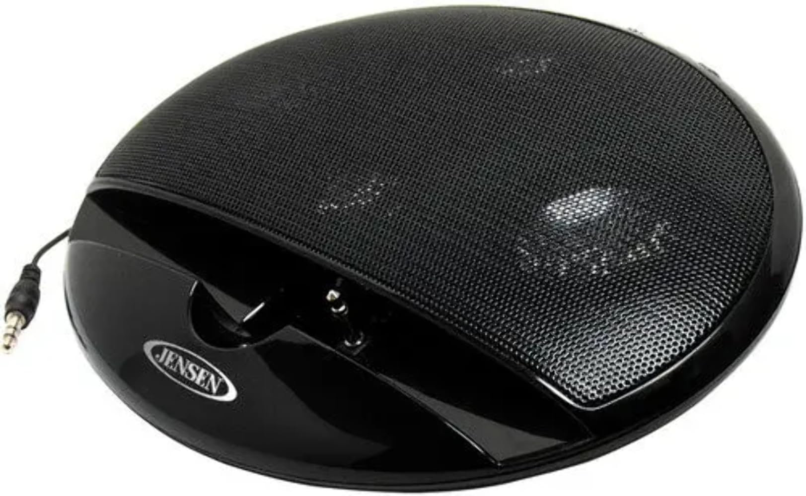JENSEN SMPS-125 Portable Stereo Speaker For iPod/iPhone, MP3, Tablet, and Smartphone Black