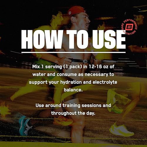 Miniatura 4 de Bare Performance Nutrition, Paquetes de electrolitos BPN Go, fresa