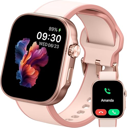 YMZ Smart Watches for Women, Fitness Tracker Watch with AI Voice, Bluetooth Call