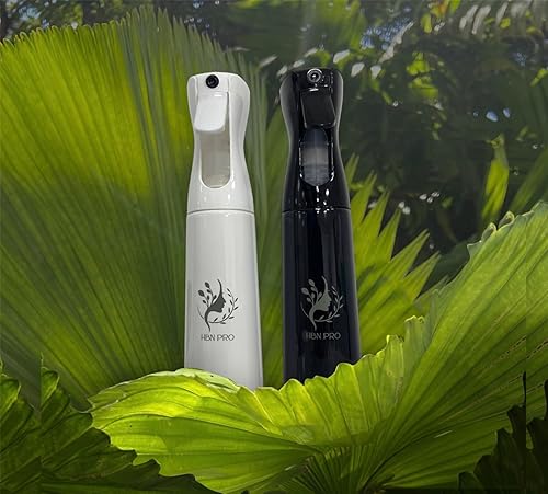 Miniatura 2 de Botellas de spray continuo para cabello (paquete de 2) 10.1 fl oz, pulverizador de agua recargable ultra fino, diseñado para peinado, limpieza,