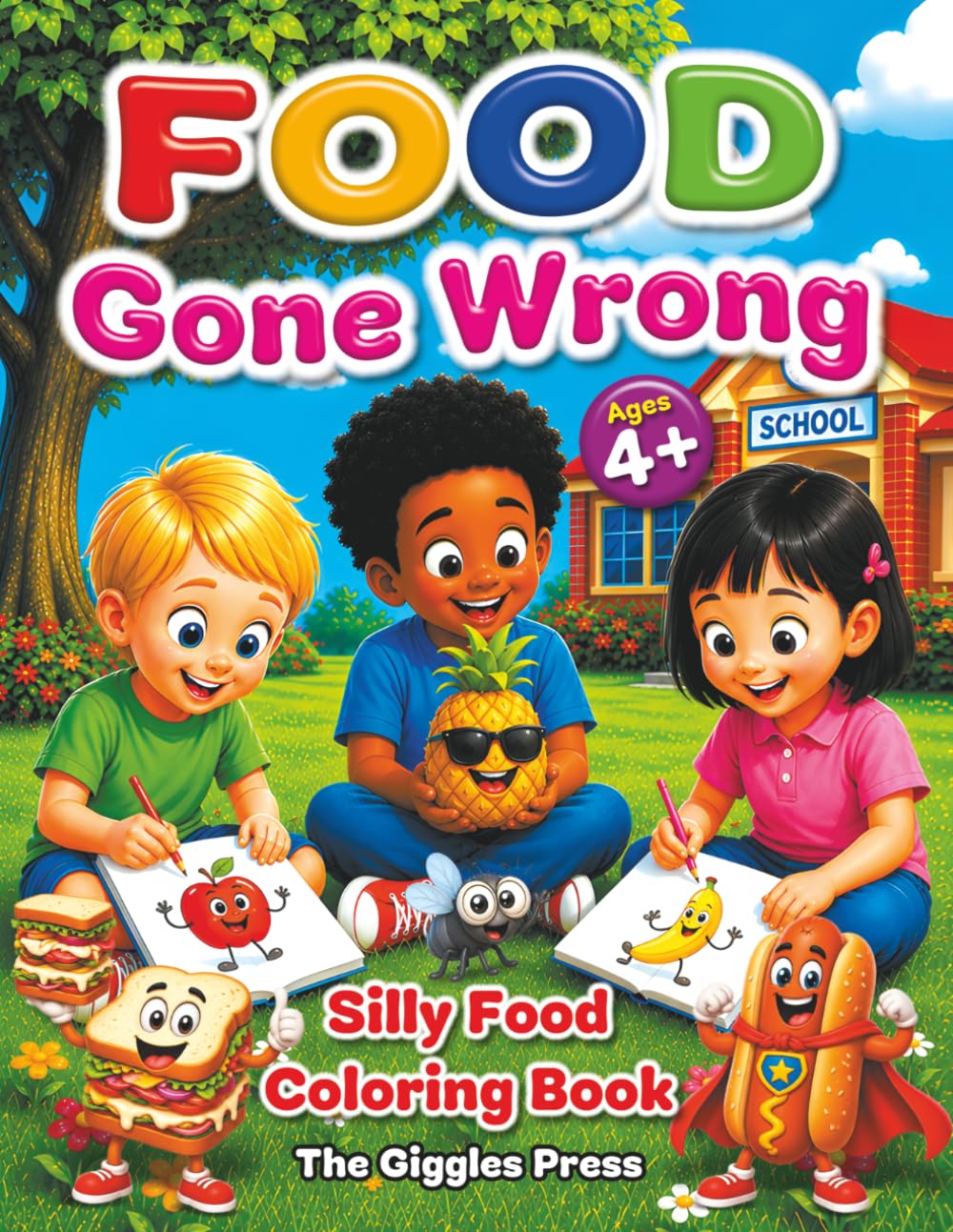 Food Gone Wrong: A Silly Coloring Book